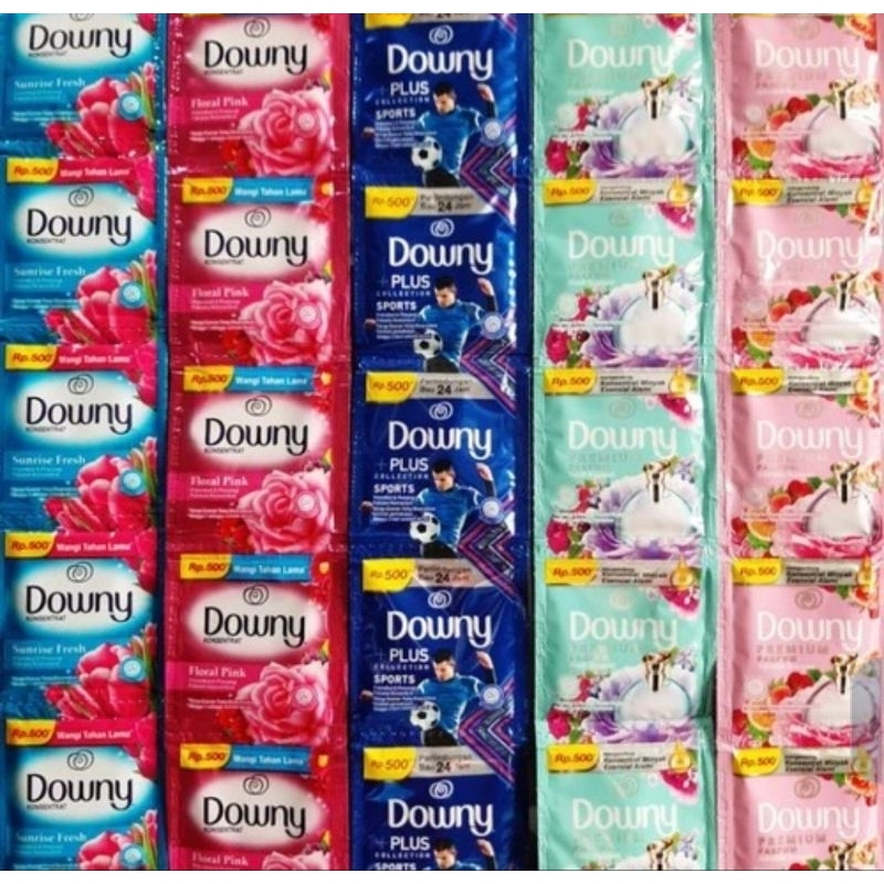 DOWNY PELEMBUT PAKAIAN | DOWNY KEMASAN SACHET | DOWNY RENCENG 8ML ISI 12PCS