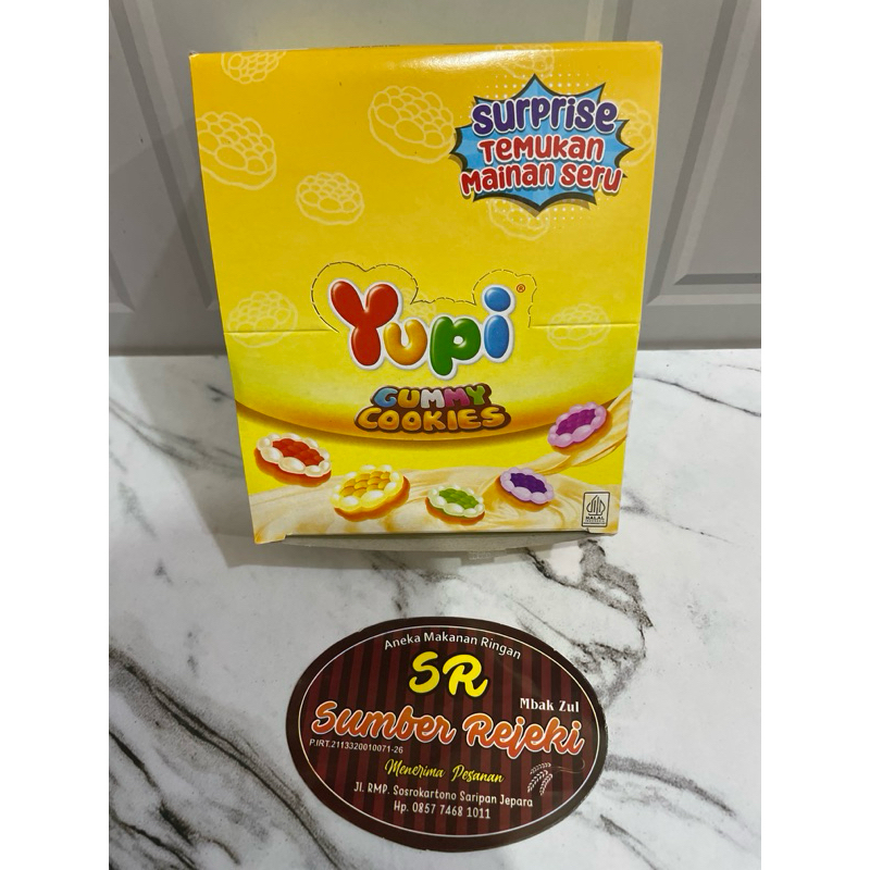 

YUPI GUMMY COOKIES ISI 24 pcs