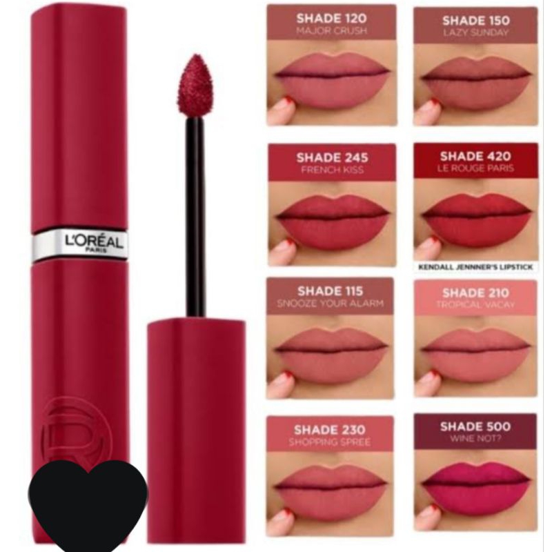 Ready | Loreal Infallible Matte Resistance Liquid Lipstick Transferproof