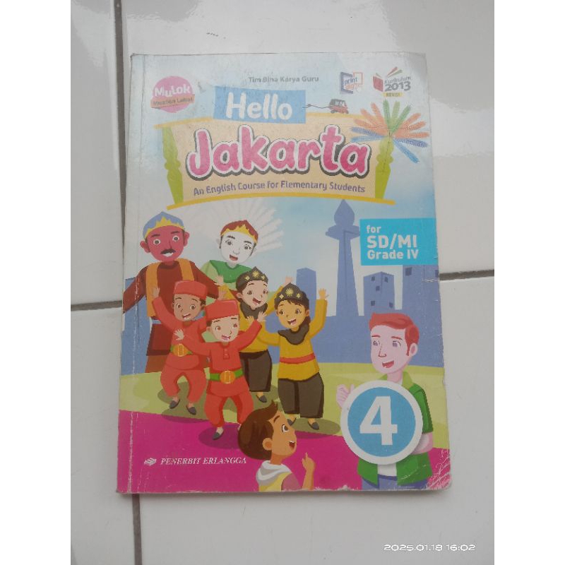 BUKU HELLO JAKARTA UNTUK SD KELAS 4
