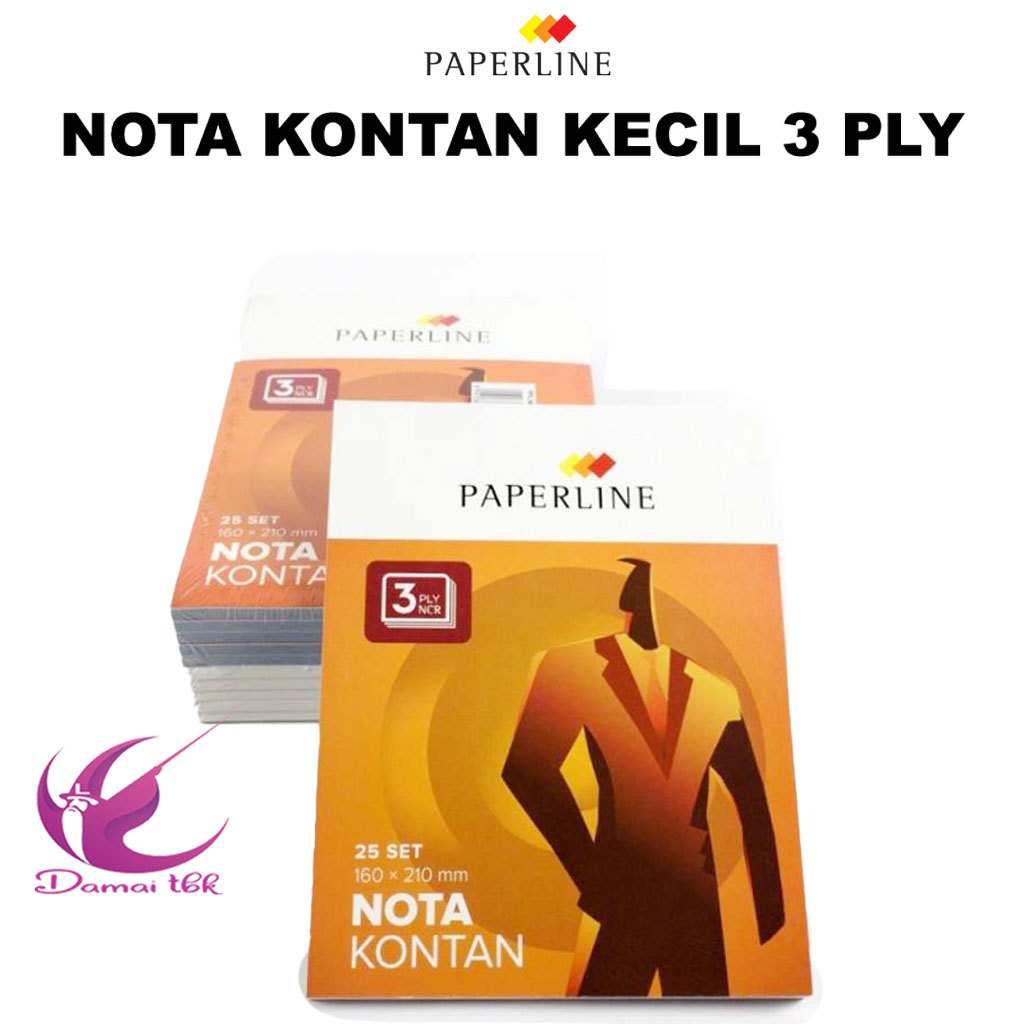 

Nota Kontan Kecil 3 Ply Paperline