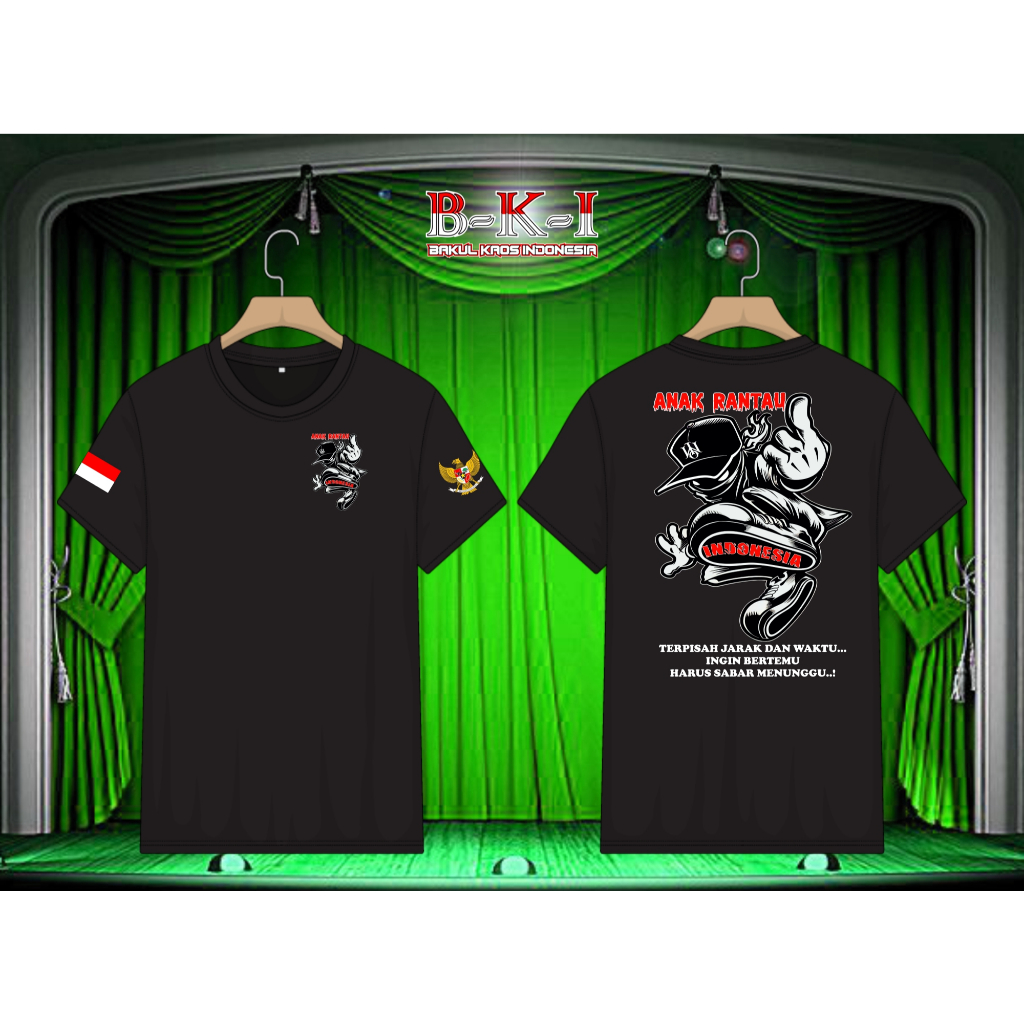 KAOS ANAK RANTAU INDONESIA #KaosSablonPremium