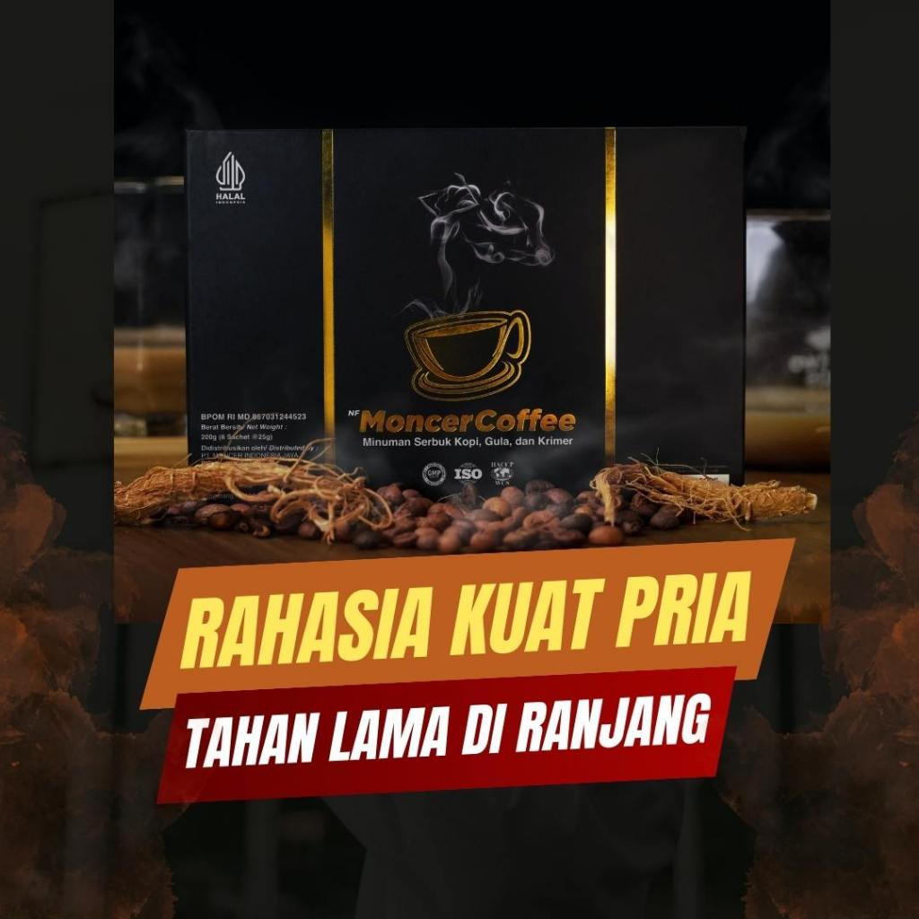 

KopiMoceerr Coffee Original Kopi Stamina Pria Kuat Tahan Lama Penambah Gairah BPOM 1 Box 8 Sachet