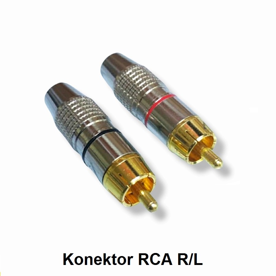 Konektor Jek Audio 2 RCA R / L
