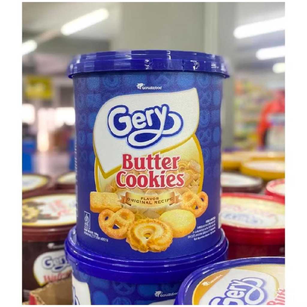 

Gerry Butter Cookies 300gr Biskuit Kaleng Gery Butter Kukis