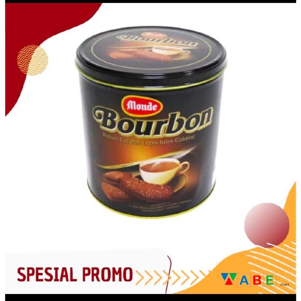 

Monde Bourbon 800gr Biskuit Coklat Lapis Krim Cokelat Biscuits Tin Kemasan Kaleng