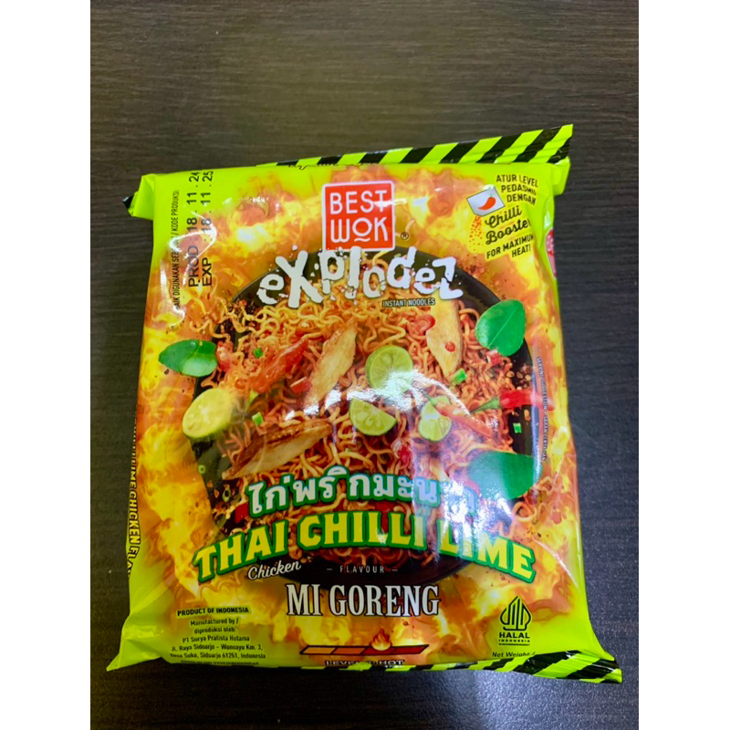 

Best Wok Mie Goreng explodez thai chili lime 75gr