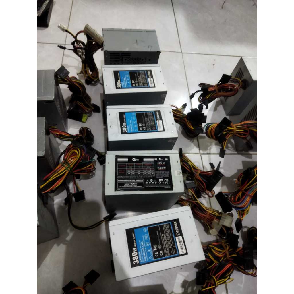 Psu Power Suplay 280 300 Watt Komputer Bekas Second  Murah Surabaya Rungkut