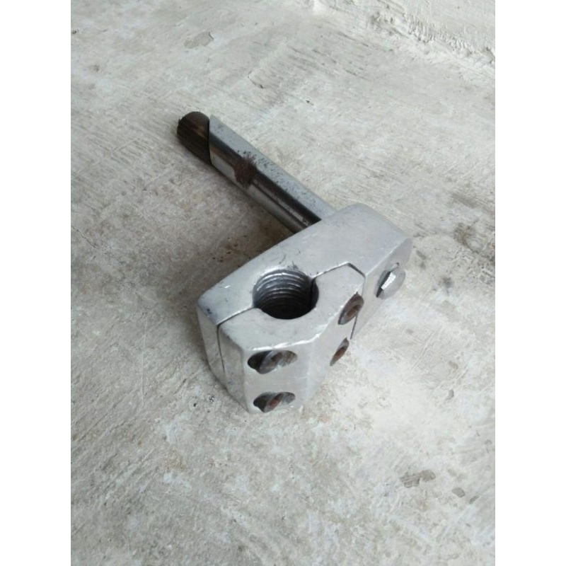 Stem dudukan tiang stang handlebar sepeda oldschool bmx osbmx aluminium NOS vintage