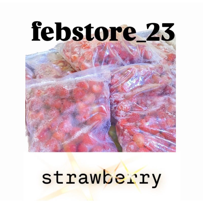 

PROMO! STRAWBERRY Frozen Buah Beku 1kg