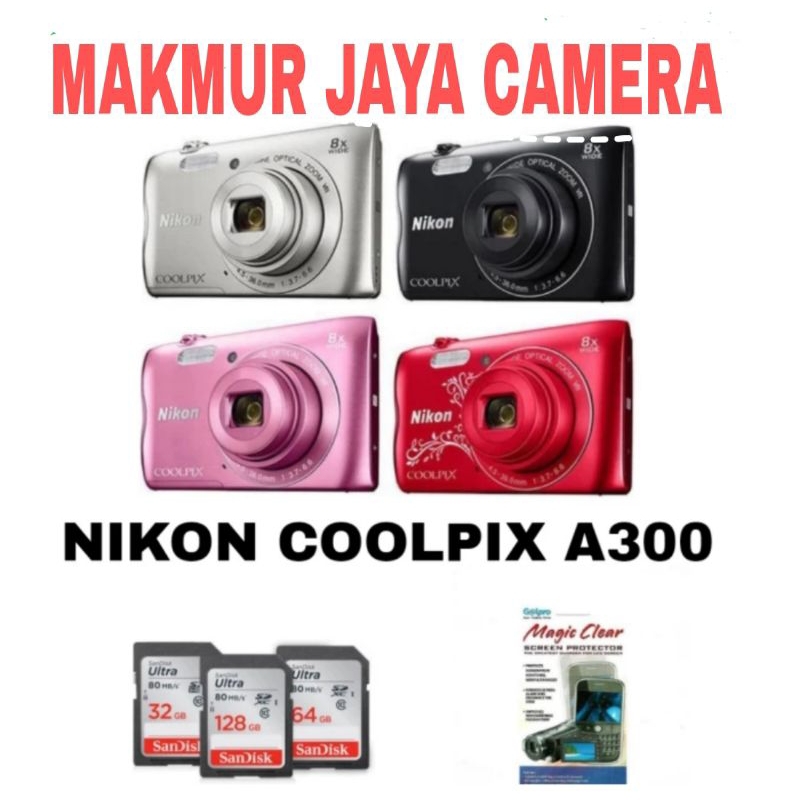 NIKON COOLPIX A300 KAMERA POCKET