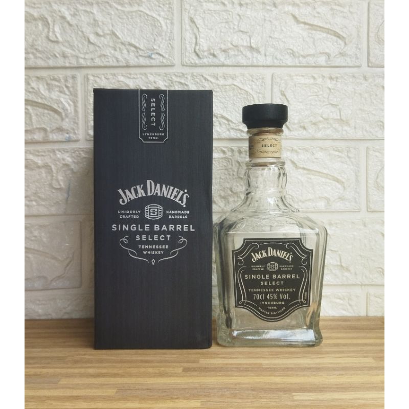 Botol Kosong Jack Daniels Single Barrel Select + Box 700ml