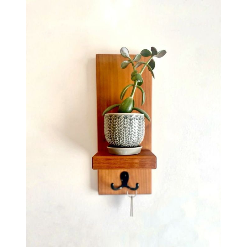 rak dinding unik / rak dinding kayu jati