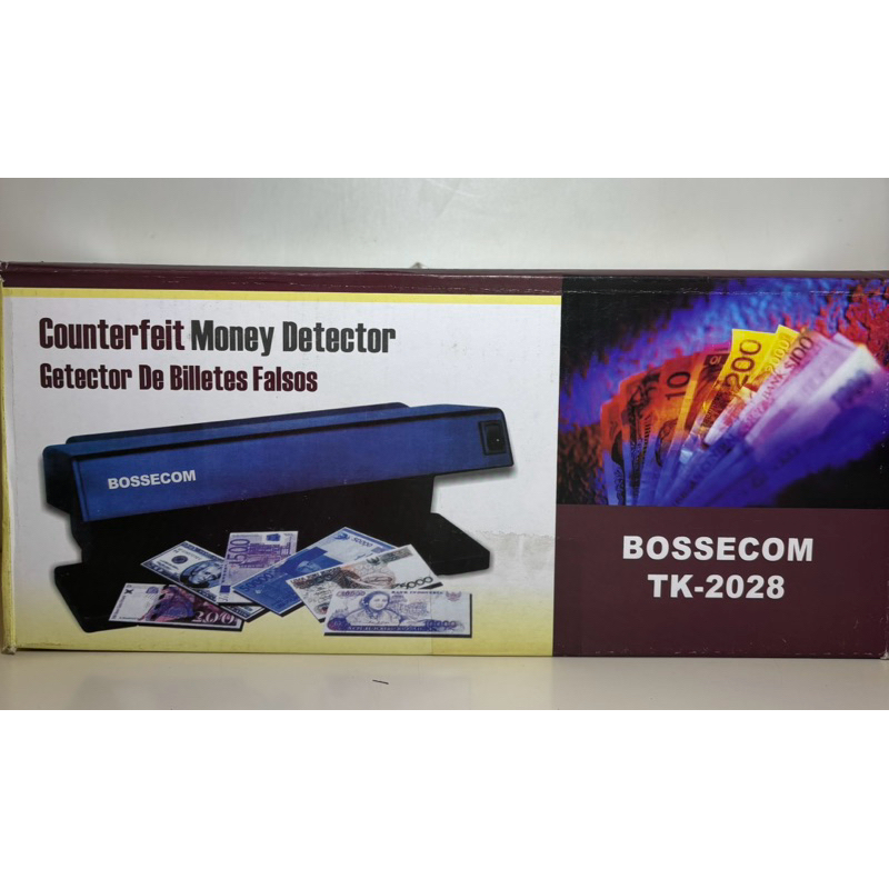 Lampu Ultraviolet Bossecom / Lampu Pendeteksi Uang Palsu Bossecom