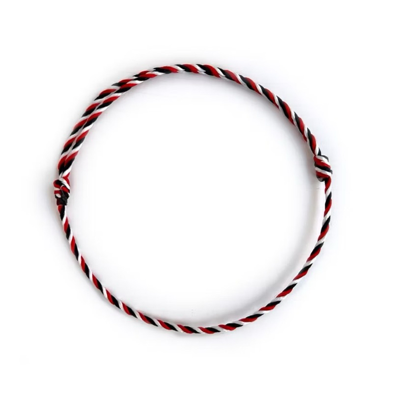 Gelang tridatu bali gelang tiga warna merah hitam putih [DFN]