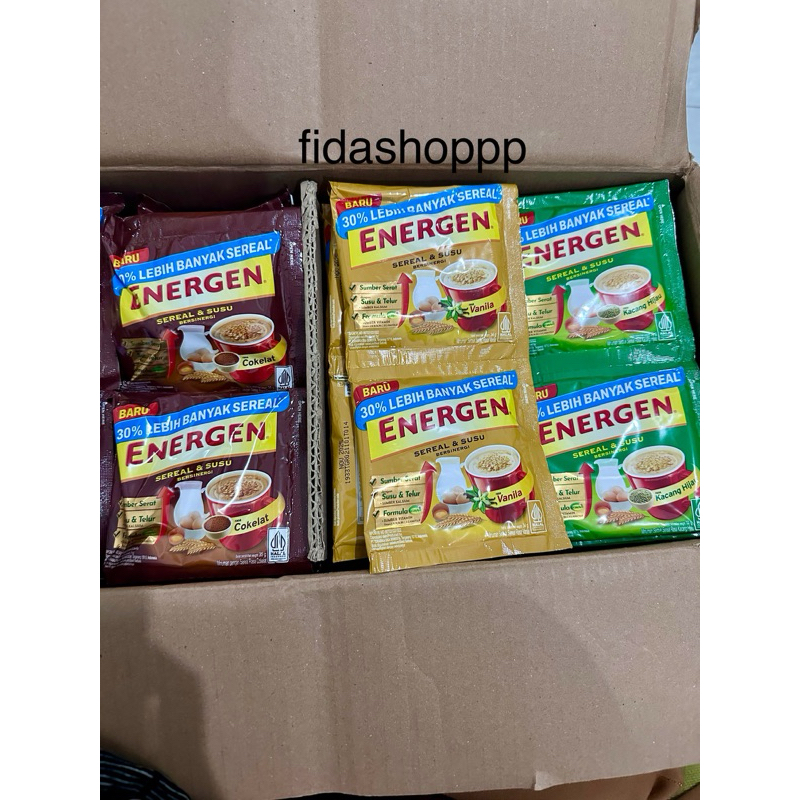 

energen 1 renteng / renceng 10 sachet
