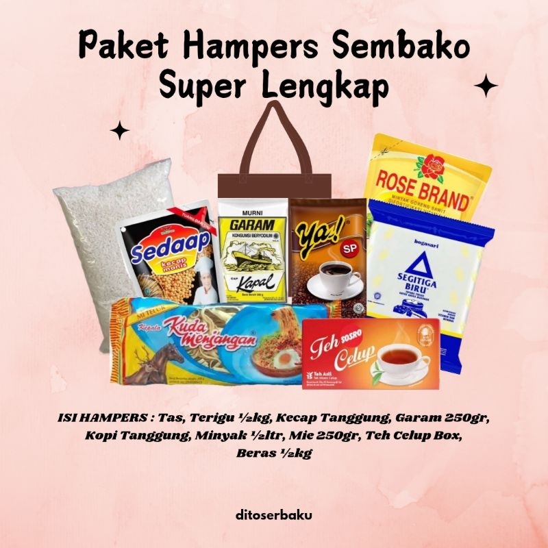 

Paket Hampers Super Lengkap (Sembako B)