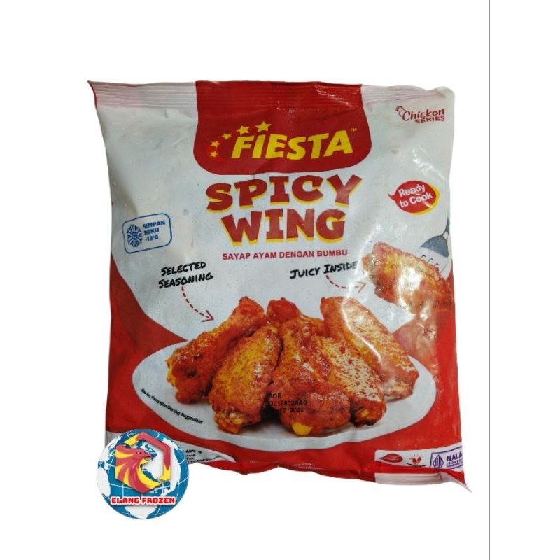 

Fiesta Spicy Wings Sayap Ayam Dengan Bumbu 400gr