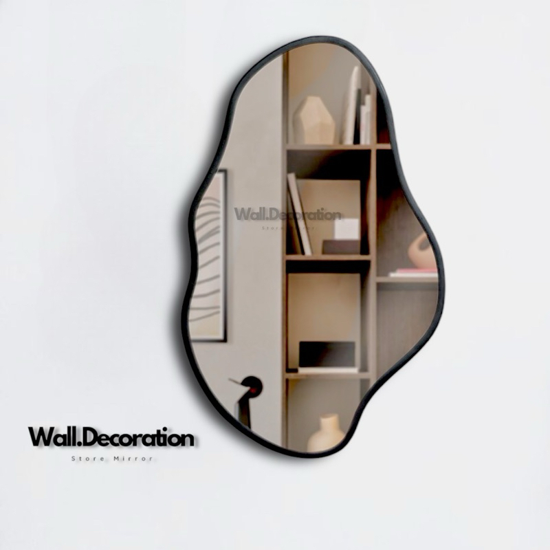 Kaca Estetik - Cermin Dinding - Cermin Tempel - Cermin Estetik