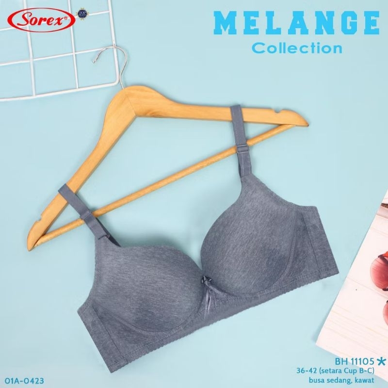 Bra bh Milanage Kawat 11105 Kaos Sorex (big cup)