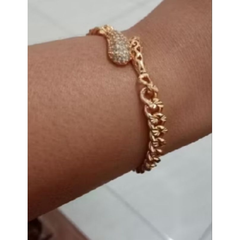 gelang emas murni 15gram