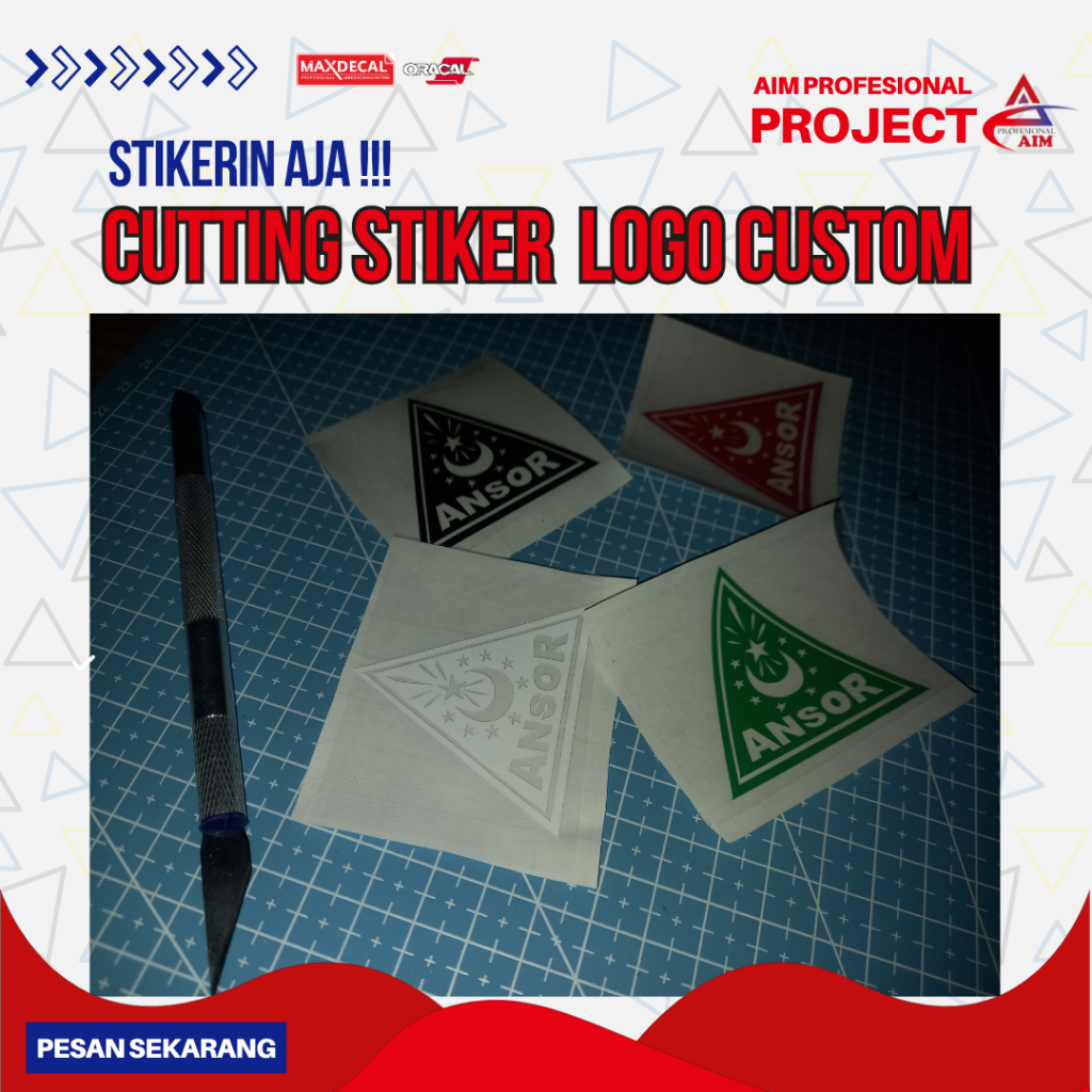 

Cutting Stiker Logo, Stiker Logo Custom