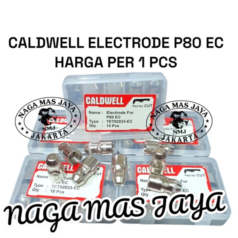 CALDWELL ELECTRODE P80 EC PLASMA CUTTING CUT 100 / MATA PLASMA CUT 100 ELECTRODE P80 EC CALDWELL