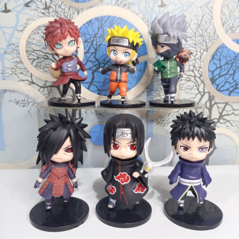 figure naruto madara obito itachi gara kakashi chibi