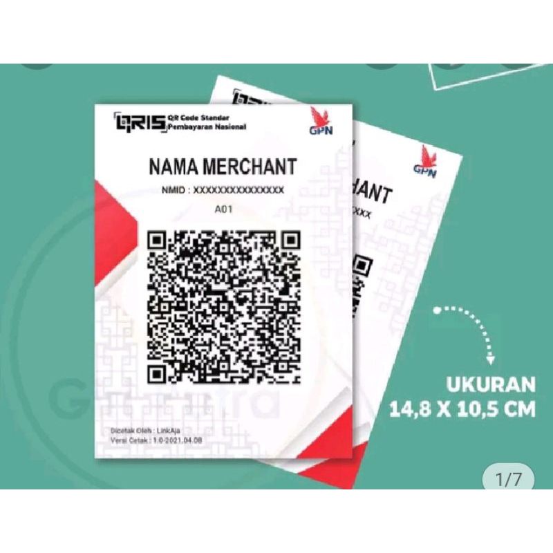 

CETAK SAJA) CETAK QR CODE / QRIS SCAN BARCODE BAHAN ARTPAPER 260GSM