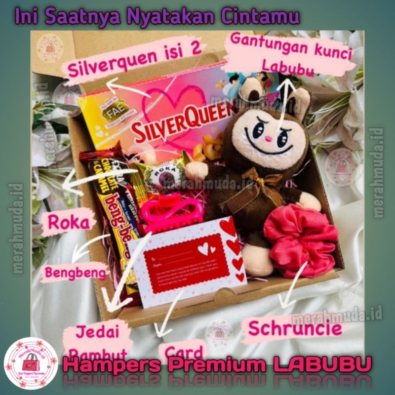 

MMD Hampers Silverqueen Cashew LABUBU Valentine Cewek Cowok Untuk Kado Ulang Tahun Wisuda