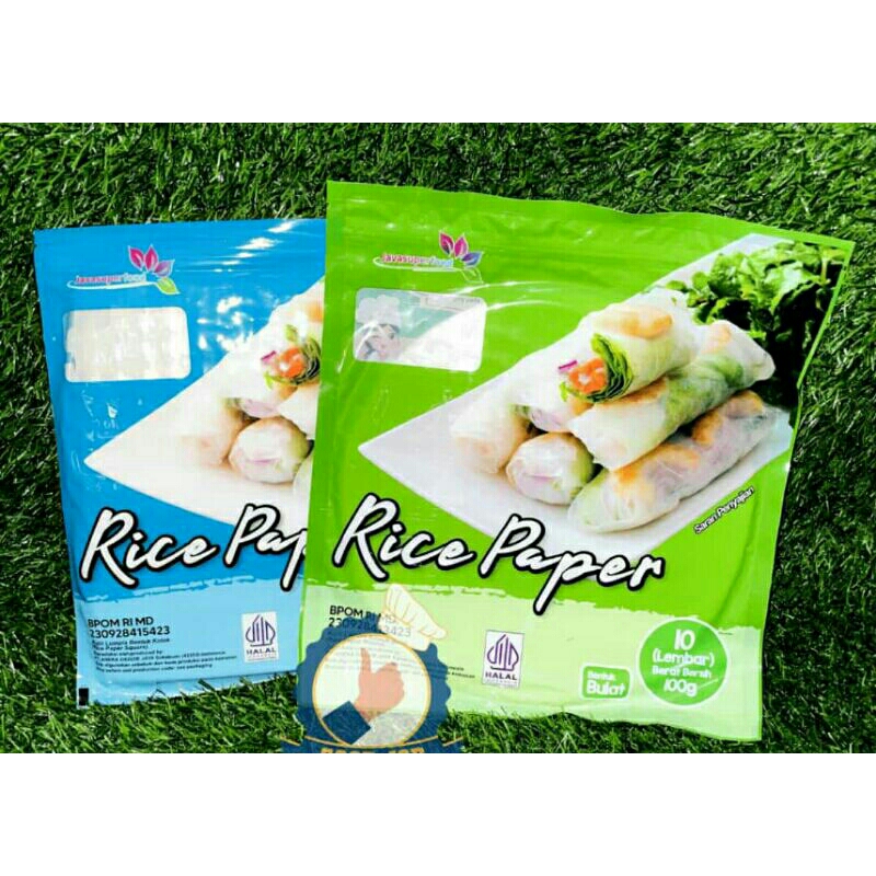 

Rice paper halal / kulit lumpia Vietnam spring roll