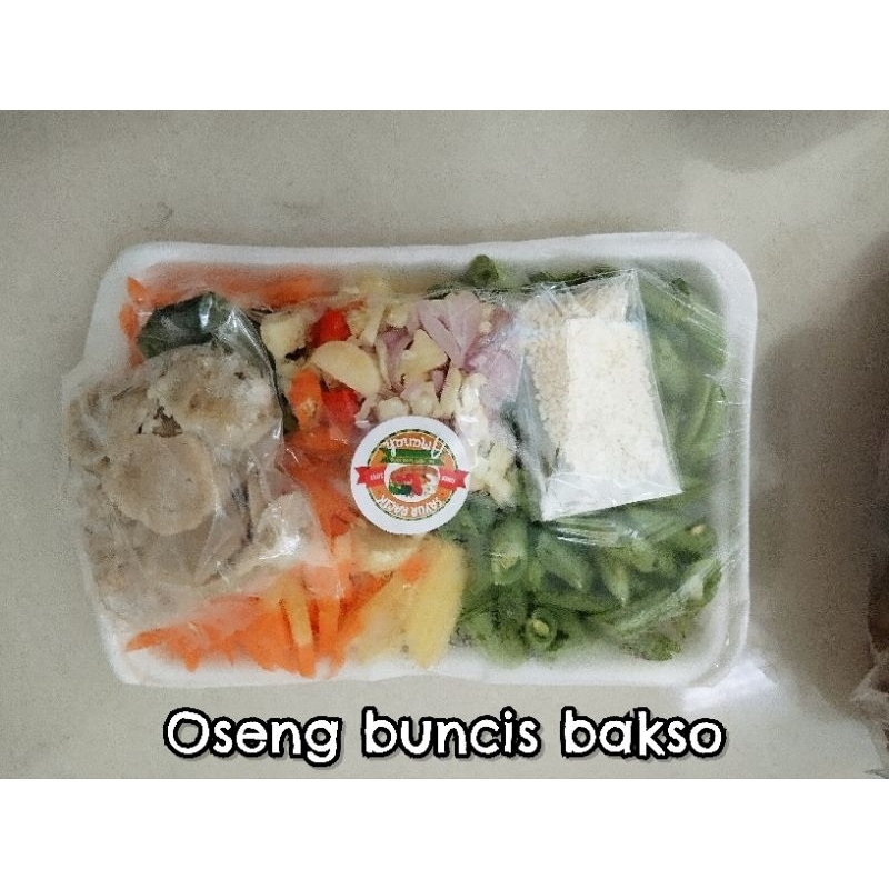 

Sayur Segar Oseng buncis bakso