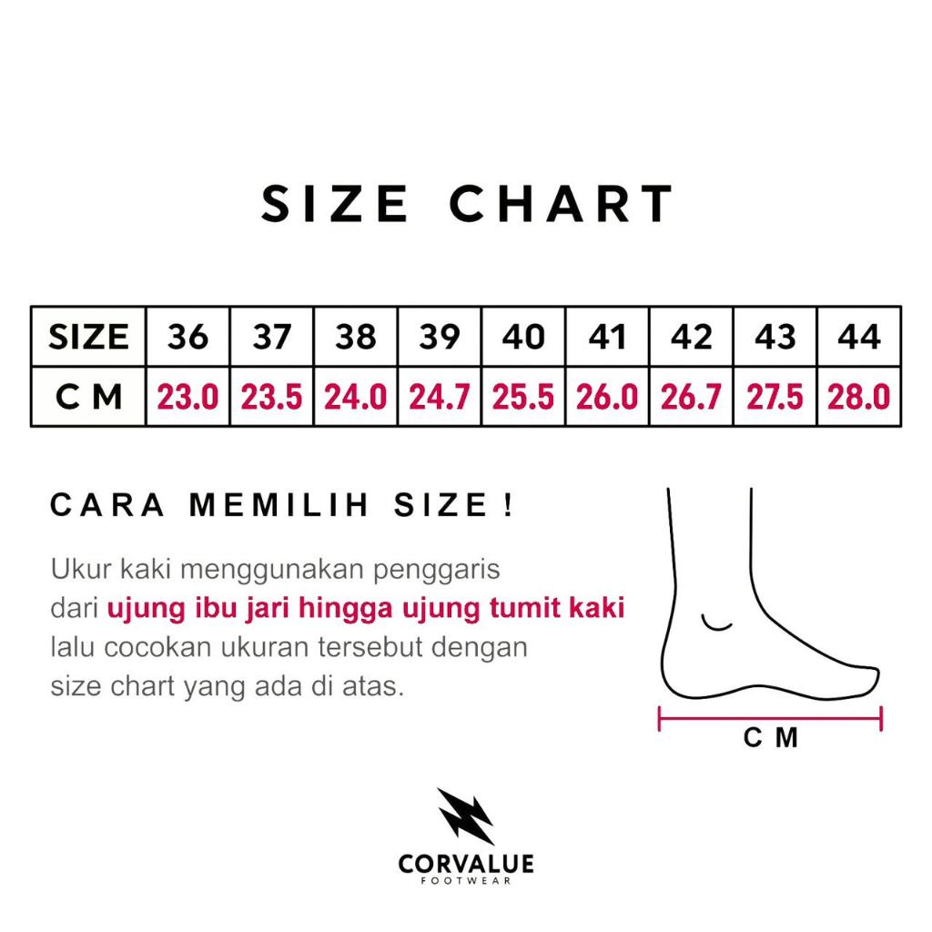 Limited Corvalue - Sepatu Sneakers Kasual Corvalue Footwear Pria Wanita Hiratsuka Bw Original