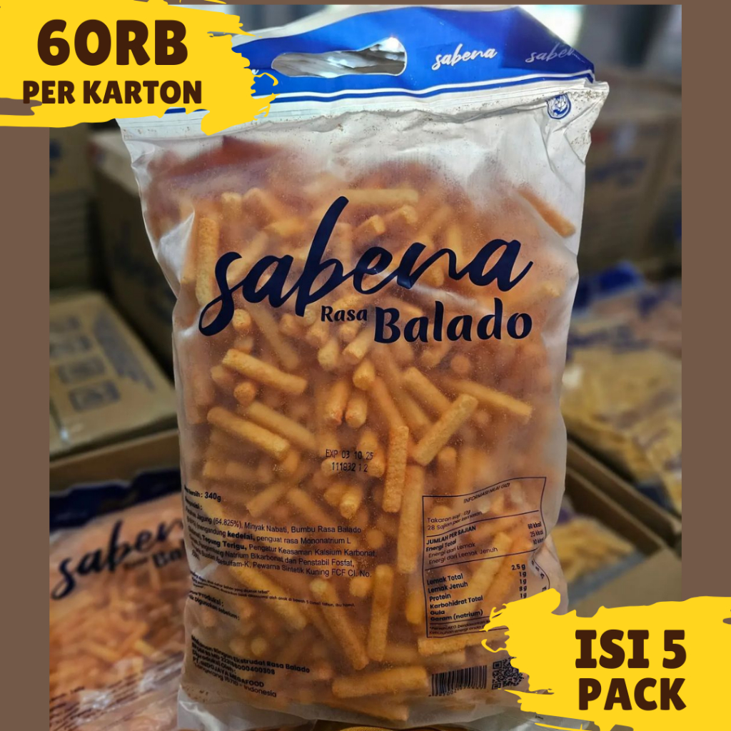 

SABENA STIK ANEKA RASA 340GR ISI 5 PACK PER KARTON BISA MIX 5 RASA