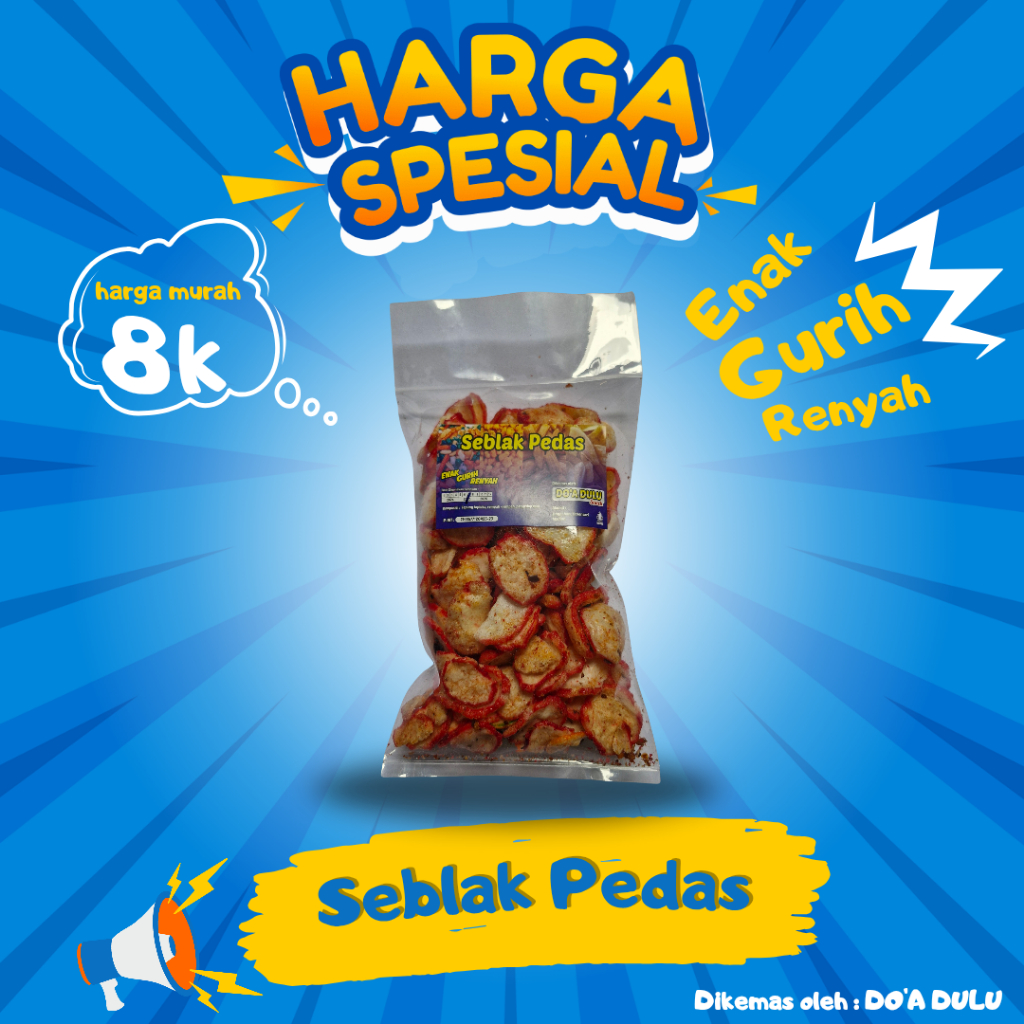 

Seblak Pedas 100gram Mantap - Nikmati Sensasi Pedas yang Beda!