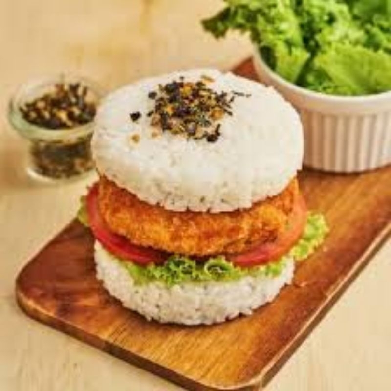 

burger nasi