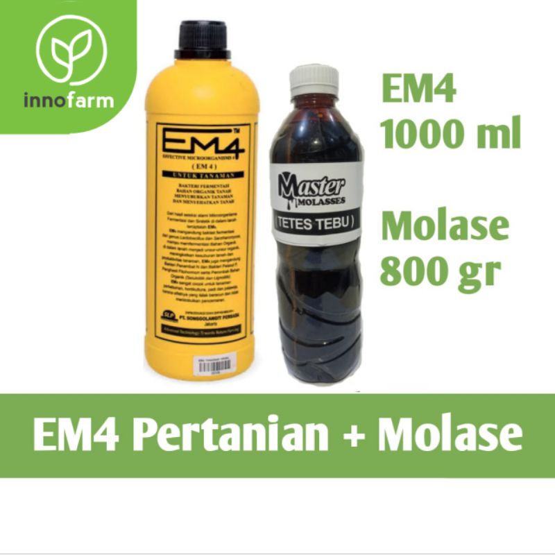 EM4 pertanian kuning dan molase Tetes tebu