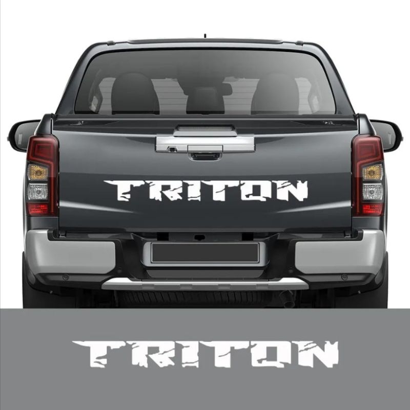 Sticker bak mobil Triton sticker terlaris bak mobil Triton stiker mobil triton