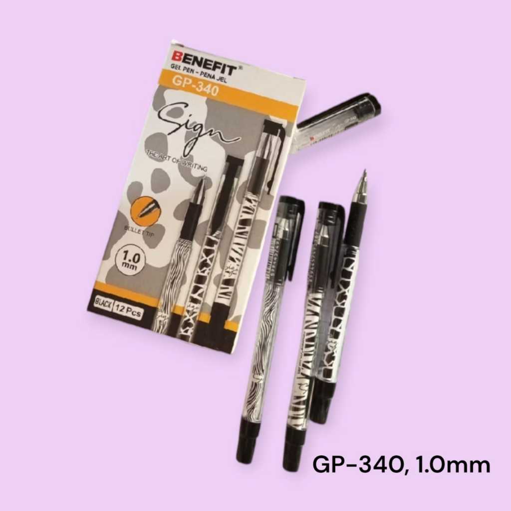 

Pen Gel Tanda Tangan 1.0 mm Sign Pen Pulpen Gel Tinta Hitam