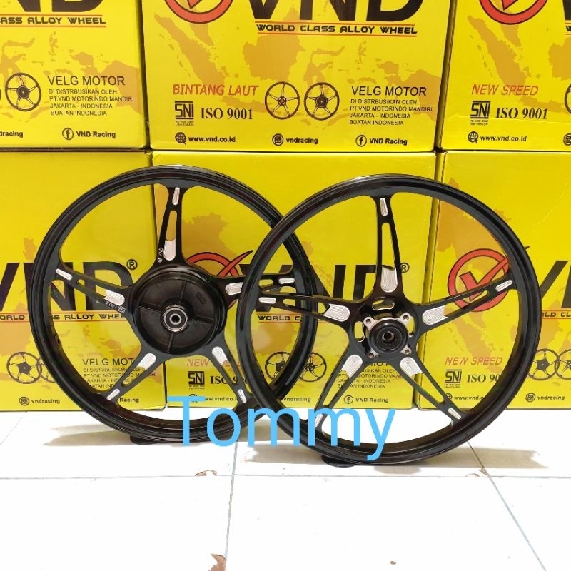 Velg VND Jupiter Z Z1 Jupiter Mx Old Vega ZR F1ZR VND Bintang Laut lebar 140/160x17 ring 17