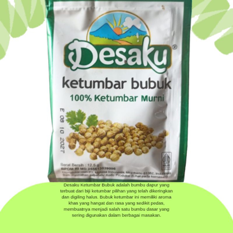 

Desaku Ketumbar Bubuk 100%