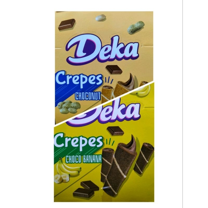 

Wafer Stick Deka Crepes Choco Nut | Choco Banana