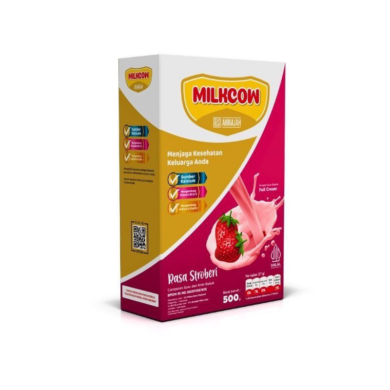 

MILKCOW RASA STROWBERY SUSU GEMUK DAN TINGGI BADAN 500GR