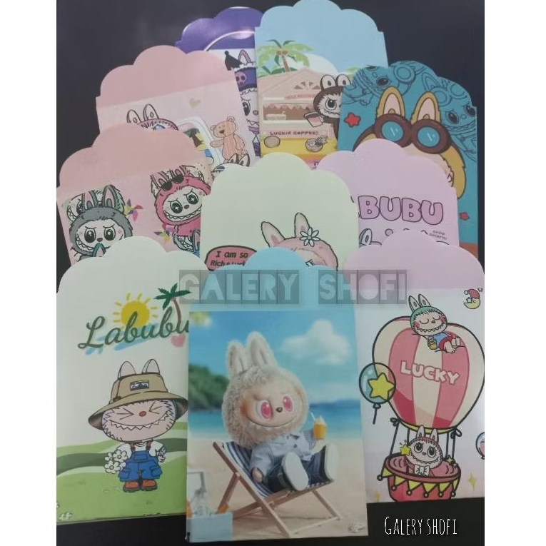 

Amplop Lebaran Labubu 10 Motif Berbeda | Angpau Lebaran | Amplop Labubu