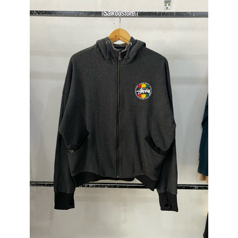 HOODIE ZIPPER STUSSY SECOND