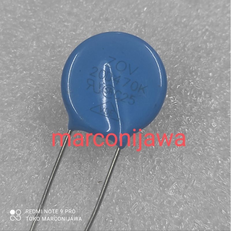 Varistor 20D470K ZOV 20D470K