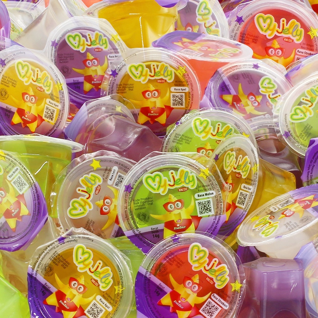 

1kg My Jelly Jeli Nata Decoco Beraneka Rasa BPOM Terjamin - Puding, Food