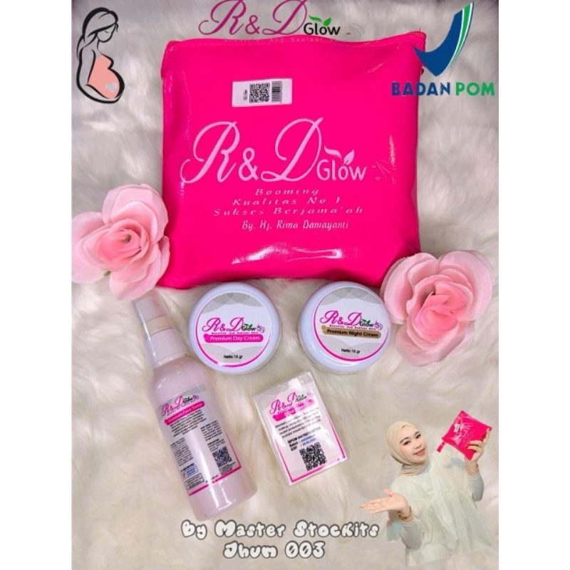 R&D GLOW SKINCARE BPOM ORIGINAL 100%(kemasan terbaru) R&D GLOW BOOMING - R&D GLOW VIRAL