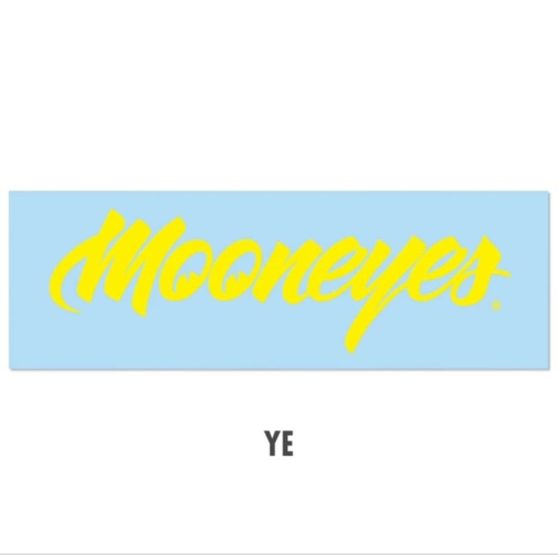 

MOONEYES Sticker (Clear Script Type)