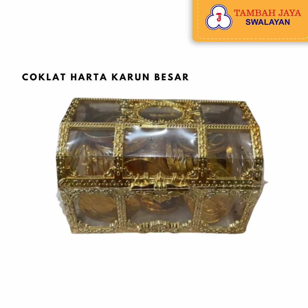 

Naraya Coklat Compound Hitam Manis dengan Peti Harta Karun (coklat koin)150gr